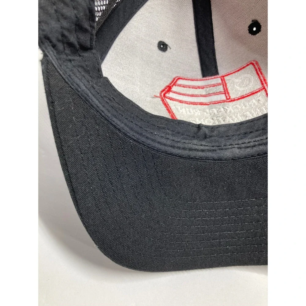 Truckers Run the Nation Adult Cap Hat‎ Black Patch Mesh Snapback Adjustable